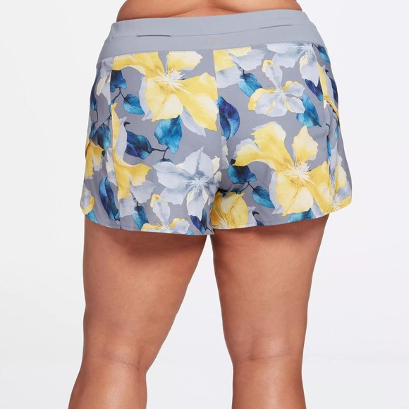NWT CALIA Women's Anywhere Printed Petal Hem Shorts - Picture 6 of 9